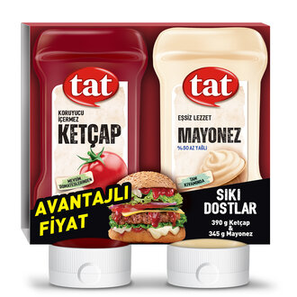 Tat İkili Set Ketçap 390 gr + Mayonez 345 gr