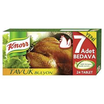 Knorr Tavuk Bulyon 24 lü 240 Gr.