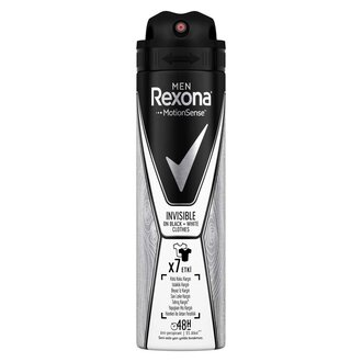 Rexona Invisible Deodorant Sprey Black&amp;White Erkek 150 Ml