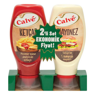 Calve İkili Set Ketçap 400 gr+ Mayonez 350 gr