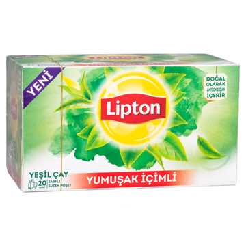Lipton Yeşil Çay Yumuşak İçimli 20 Li
