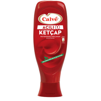 Calve Acılı Ketçap 600 G
