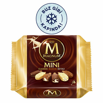 MAGNUM MİNİ 345 ML  KLASİK BADEM BEYAZ