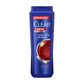 Clear Men Hızlı Stil 2Si1 Arada Şampuan 600 Ml