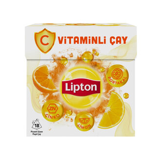 Lipton C Vitaminli Çay 18 Li 36 G