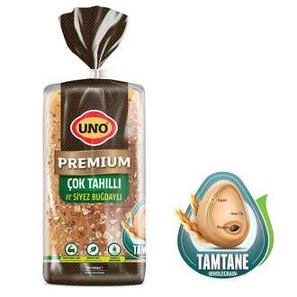 Uno Premium Çok Tahıllı&amp;Siyez Buğdaylı Ekmek 460 G