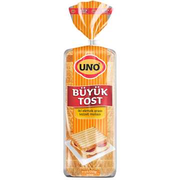 Uno Büyük Tost Ekmeği 550 G