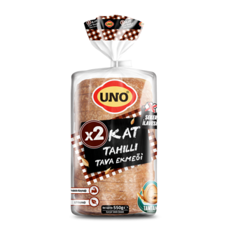 Uno Ikı Kat Tahıllı Tava Ekmeği