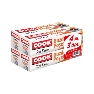 Cook Buzdolabı Poşeti 4 Al 3 Öde Orta