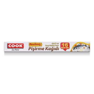 Cook Kesilmiş Yağlı Pişirme Kağıdı 16 Yaprak
