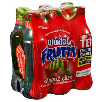 Uludağ Frutti Karpuz - Çilek 6X200 Ml