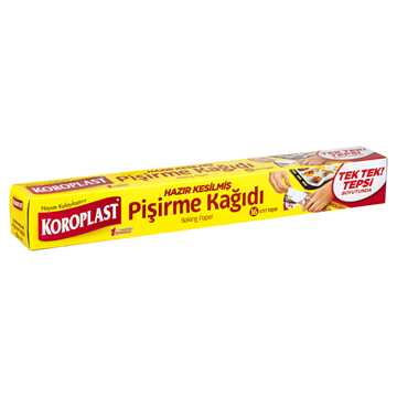 Koroplast Pişirme Kağıdı Kesilmiş 16 Tabaka