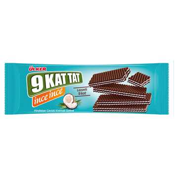 Ülker 9 Kat Gofret Hindistan Cevizli Kremalı 114 Gr.