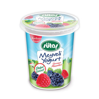 Sütaş Meyveli Yoğurt Orman Meyveli 500 G