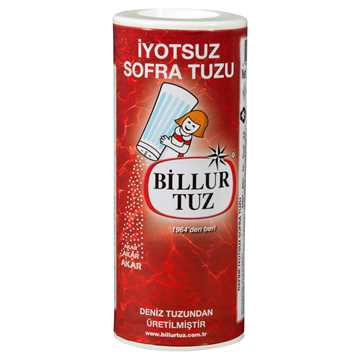 Billur Tuz İyotsuz Sofralık Tuz 250 G