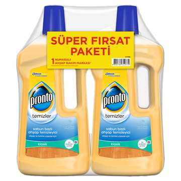 Pronto Ahşap 750 ml + Normal 750 ml