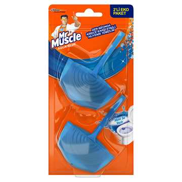 Mr. Muscle Klozet Blok Ekonomik Paket Aqua Blue