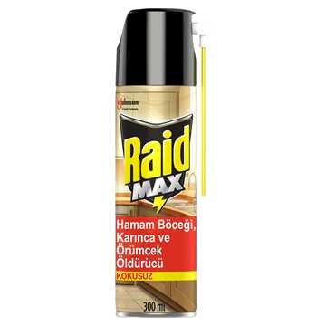 Raid Böcek Öldürücü Max Sprey 300Ml