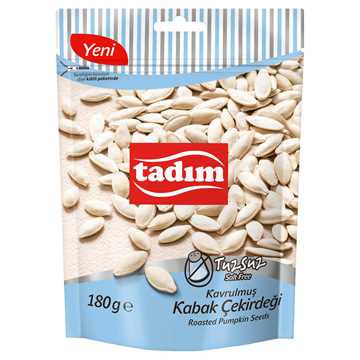 Tadım Kavrulmuş Tuzsuz Kabak Çekirdeği 180 G