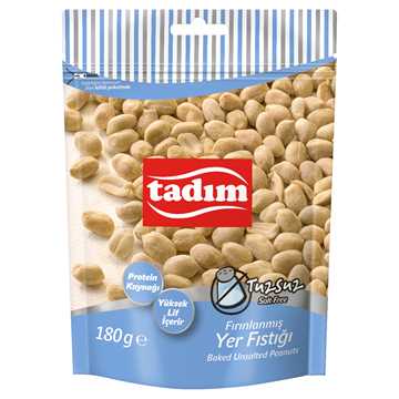 Tadım Fırınlanmış Tuzsuz Yer Fıstığı 180 G