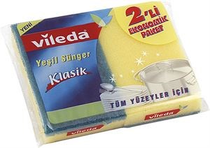 Vıleda Yesıl Sunger Duz 2 Lı