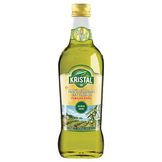 Kristal Natürel Sızma Zeytinyağı Yumuşak Doğal 1 L Cam Şişe