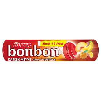 Ülker Bonbon Rulo Şeker Meyveli 32.5G