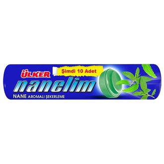 Ülker Bonbon Rulo Şeker Naneli 32.5 G