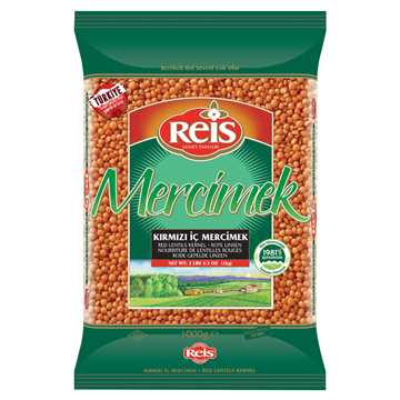 Reis Kırmızı İç Mercimek 1 kg