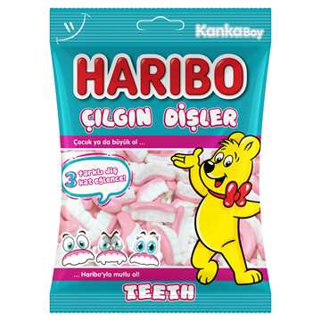 Haribo Jelly Teeth Bag 80 Gr.