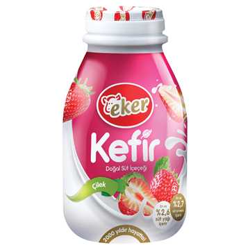 Eker Çilekli Kefir 200 Ml