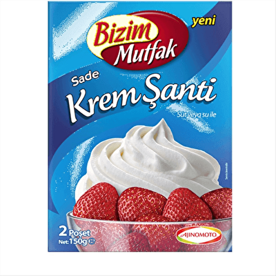 Bizim Mutfak Krem Şanti 2li Poşet 150 gr