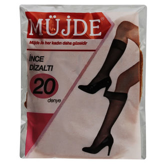 Müjde İnce Dizaltı Çorabı 20D 57