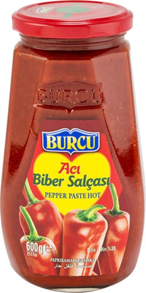 Burcu Acı Biber Salçası 600 G.