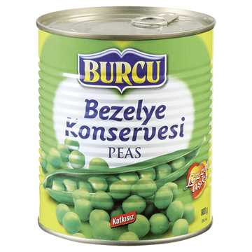 Burcu Bezelye Konserve 830 G