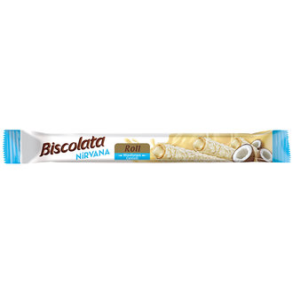 Biscolata Nirvana Hindistan Cevizli Roll Gofret 26 G