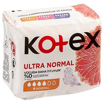 Kotex Hijyenik Ped Normal 8 Ped