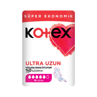 Kotex Ultra Hijyenik Ped Süper Ekonomik Uzun 18 li