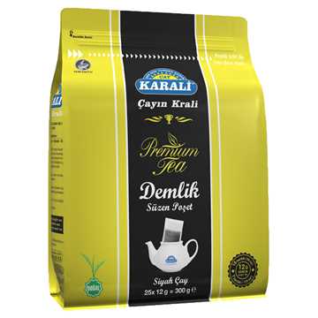 Karali Premium Demlik Poşet Siyah Çay 25Li 300G