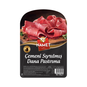 Namet Çemeni Sıyrılmış Dilimli Pastırma 130 G