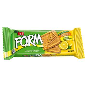 Eti Form Limonlu Bisküvi 50 Gr.