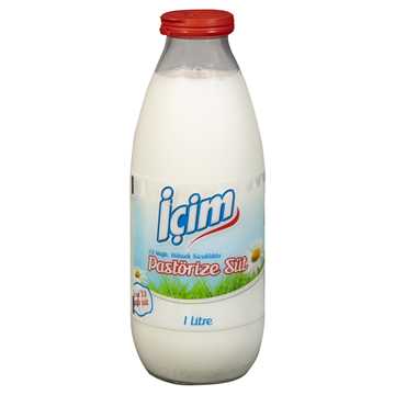 İçim Yarım Yağlı Pastörize Süt 1 L Pet
