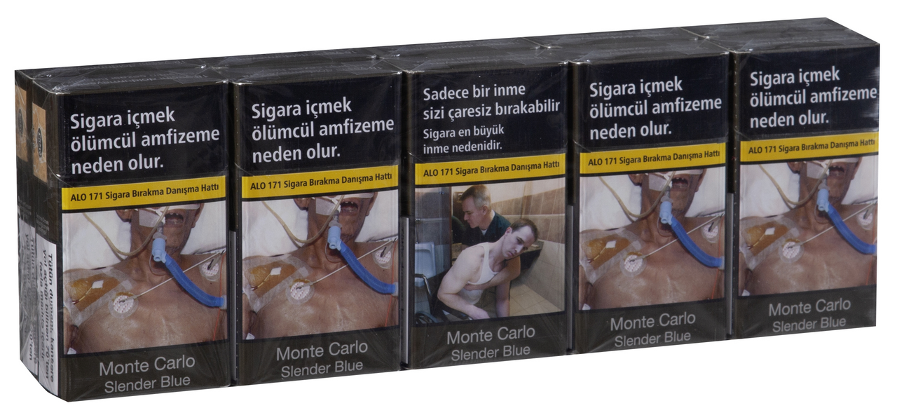 Monte Carlo Sigara Slender Blue