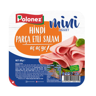 Polonez Mini Lezzet Hindi Parça Etli Salam 60 G