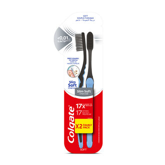 Colgate Mikro İnce  Siyah Yumuşak 1+1 Diş Fırçası