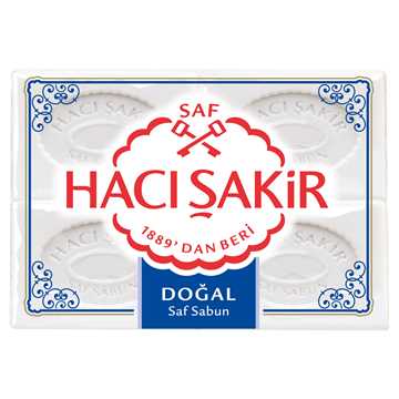 Hacı Şakir Doğal Kalıp Sabun 4x150 G