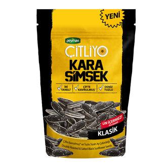 Çitliyo Kara Şimşek Tuzlu Siyah Ay Çekirdeği 190G