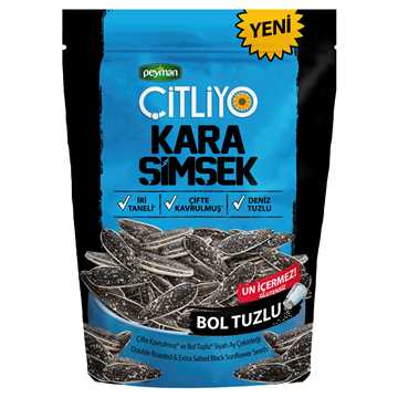 Çitliyo Kara Şimşek Bol Tuzlu Ay Çekirdeği 120 G