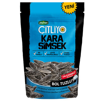 Çitliyo Kara Şimşek Bol Tuzlu Ay Çekirdeği 190 G