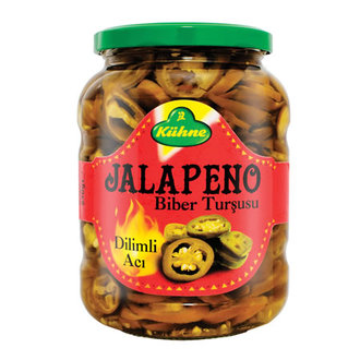 Kühne Jalapeno Biber Turşusu Dilimli 650 G